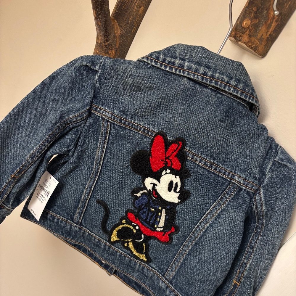 New baby Gap Disney Denim jacket, Minnie mouse
